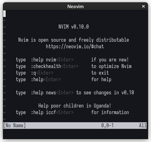 Neovim Qt Running In a Window